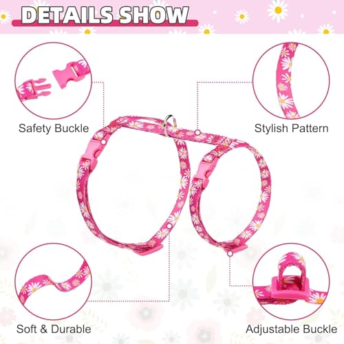 KOOLTAIL Cat Harness and Leash Set Escape Proof with Airtag Holder Collars (3 in 1), Comfortable Lightweight Adjustable Ki...