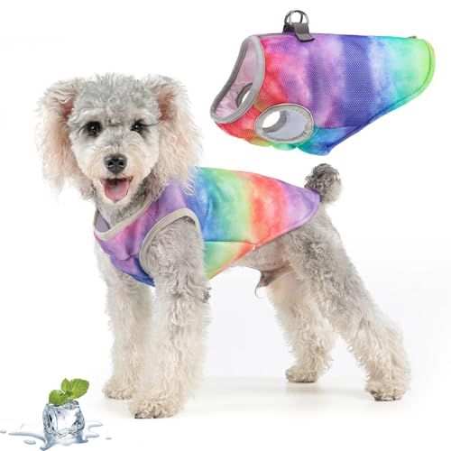 BEAUTYZOO Dog Cooling Vest with Zipper, Lightweight Breathable Cooling Shirt for Summer, Adjustable Reflective Cooling Jac...