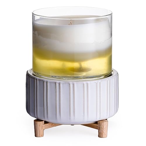Candle Warmers ETC 2-in-1 Candle and Fragrance Warmer for Warming Scented Candles or Wax Melts and Tarts with to Freshen R...