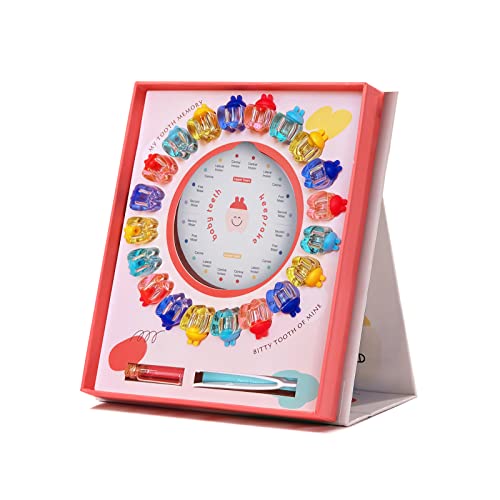 ONCEBABY Tooth Fairy Box for Girls, First Tooth Keepsake Box for Kids, Tooth Boxes Saver & Holders for Lost Teeth