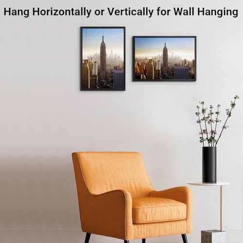 RUN HELIX 11x14 Picture Frame, Wall Gallery Photo Frames,Stable and Sturdy Black Frame with High Definition Plexiglass,11x...