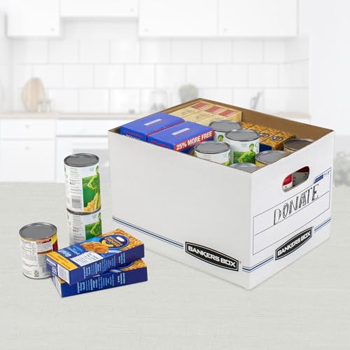 Bankers Box 30-Pack Basic Duty File Storage Boxes with Lids, Letter/Legal, Stor, (0071304)
