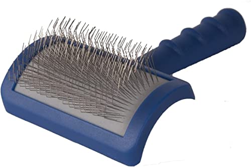 Show Tech Tuffer Than Tangles Slicker Brush for Dog Grooming with Long, Soft Pins, Medium Size, Perfect for Doodle Breeds,...