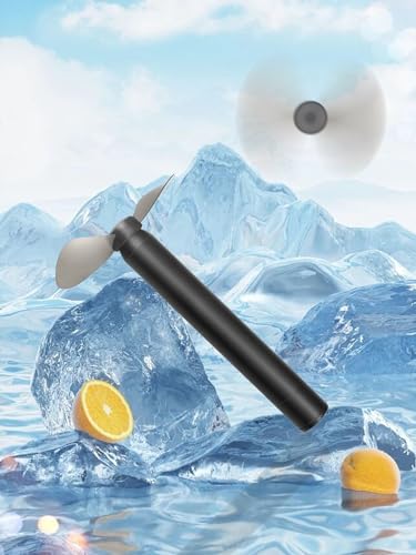 GS GLOWSEEN Pocket Fan, Mini Portable Handheld Fan Battery Powered Cooling Fan for Women Men Reading Home Office Travel Ca...
