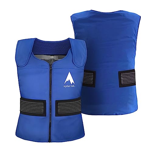 Alphacool Tundra Phase Change Cooling Vest – Summer Sportive Anti-Heat Clothing For Gym, Running, Athletic Activities