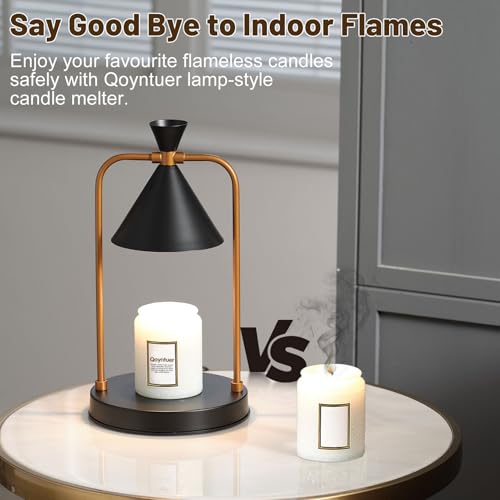 Qoyntuer Candle Warmer Lamp with Timer Dimmer, Birthday Gifts for Women Mom, House Warming Gifts New Home Room Decor, Plu...