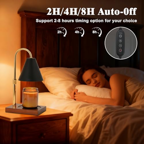 BJFFN Candle Warmer Lamp Timer -Mothers Day Gifts for Mom, Birthday Gifts for Women, House Warming Gifts New Home Decor, D...