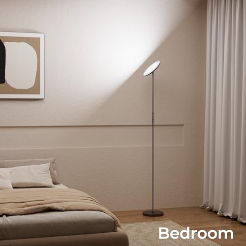 Floor Lamp, 2800LM RGBWW Smart Standing Lamps for Living Room with Smart App & Voice Control, 69.3in Torchiere Floor Lamps...