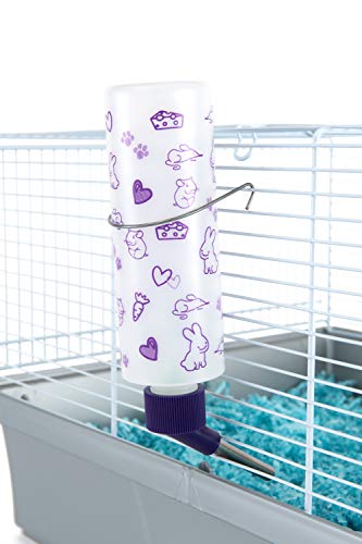 Lixit Weather Resistant Water Bottles for Rabbits, Ferrets, Guinea Pigs, Rats, Mice and Other Small Animals. (8 Ounce Pack...
