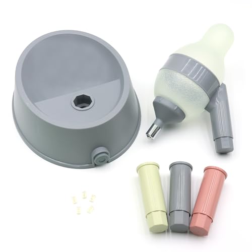 DELIFUR Pet Standing Water Dispenser Adjustable Cat Dog Drinking Water Dispenser Bowl with Detachable Pole Automatically F...
