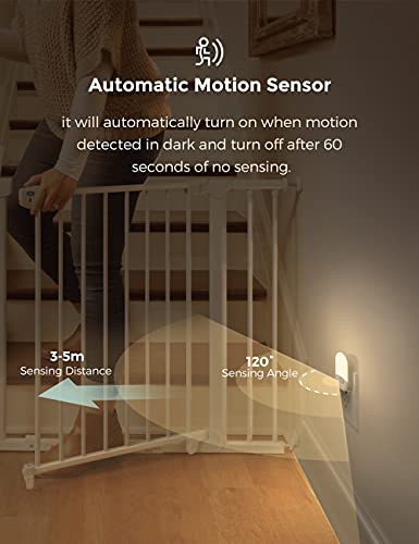 L LOHAS LED Motion Sensor Night Light, 2Pack, Motion Activated Night Light, Night Lights Plug into Wall Motion Sensor, 300...