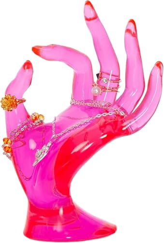 Maxsirui Hand Form Ring Holder Jewelry Display Organization Rack Bracelet Ring Watch Stand Support Aesthetic Y2k Room Deco...