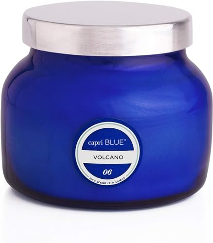 Capri Blue Volcano Scented Candles - Luxury Glass Jar Candles for Home Scented with Tropical Fruit & Sugared Citrus - Soy ...