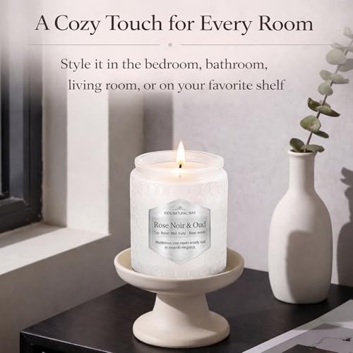 Scented Candles Gift Set for Women, 6 Pack Aromatherapy Soy Candles for Home, Long Lasting Decorative Jar Candles for Birt...