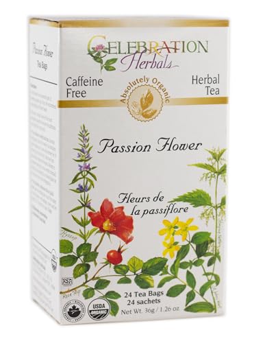 Celebration Herbals Passion Flower Tea Maracuja 24 Tea Bags