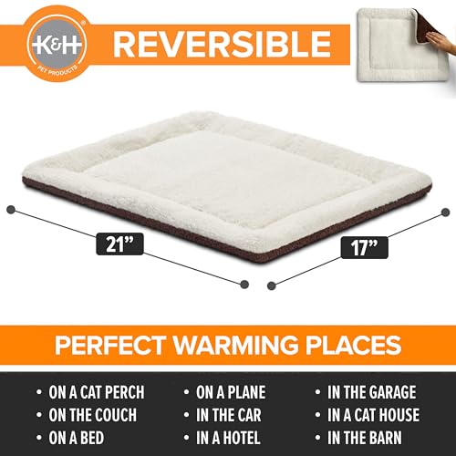 K&H PET PRODUCTS Self-Warming Cat Bed Pad, Self Heating Pad for Outdoor Cat Houses, Warming Mat for Indoor Pet Beds & Furn...