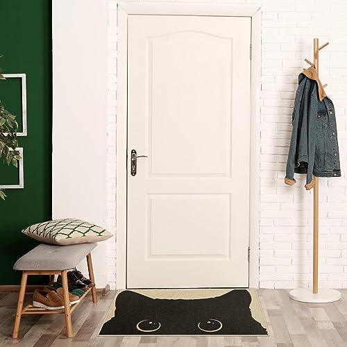 Arttown Cat Door Rug, Cute Cat Blessed Welcome Mat, Doormats Front Doormat Outdoor Indoor Entrance Rug Floor Mat Non Slip ...