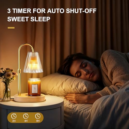Luxmore Candle Warmer Lamp with Timer Dimmer, Birthday Gifts for Women Mom Friend Sister, House Warming Gifts New Home Dec...