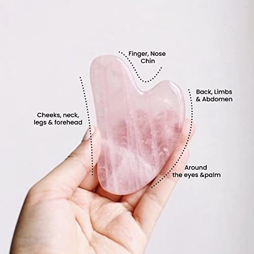 ROSELYNBOUTIQUE Gua Sha Facial Tools - Natural Healing Crystal Guasha Tool for Face Body Massager Self Care Gifts for Men ...