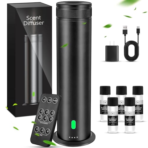 Waterless Scent Diffuser Starter Kit - Suitable for Home and Hotel Series Air Diffuser, 800 Square Inches of Coverage, 5 K...