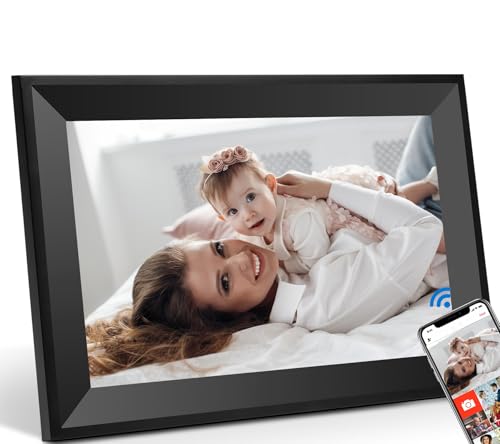 Uhale Digital Picture Frame 10.1 inch IPS Touch Screen Digital Photo Frame WiFi Enabled丨Wall Mountable丨Auto-Rotate Send Be...