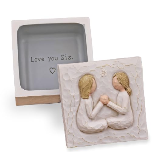 AcowSpt Birthday Gifts for Women, Sister Gifts, Friendship Gift, Best Friend Gift, Valentines Day Gifts for Sister, Sculpt...