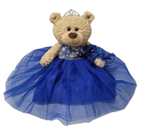 Kinnex Collections by Amanda Large 20” Quinceañera Teddy Bear Centerpiece – Elegant Dress, Oversized Keepsake Gift for 15 ...