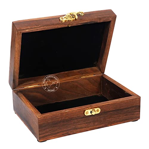Handmade Rosewood Tree of Life Engraved Keepsake Box – Wooden Jewellery Organizer for Women & Men | Handcarved Storage & H...