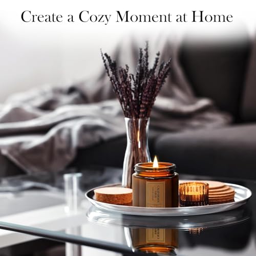Candle Gift Set for Home – 4 Pack Scented Soy Wax Candles, Lavender, Jasmine, Sandalwood & Sage – Long Lasting Aromatherap...