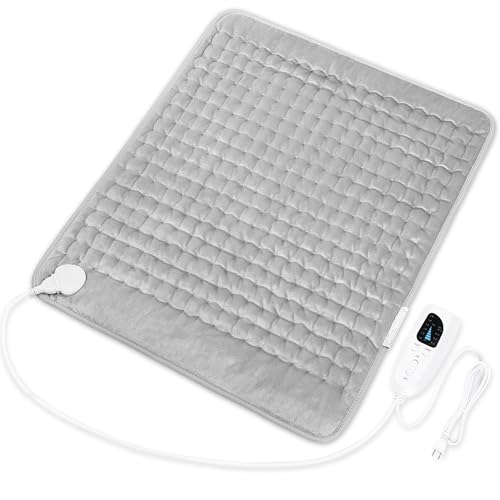 Deepsoon Heating Pad,Electric Heating Pads for Back,Neck,Moist Heating Pad for Abdomen Shoulder Knee Legs,Dry/Moist Heat&A...