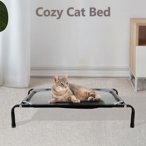 Newly Upgraded Elevated Cat Beds for Indoor - Washable Material, Comfortable Elevated Design for Cats, Ideal for Indoor Us...