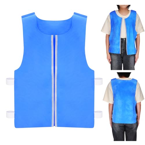 INOOMP Cooling Vest for Men and Women Breathable Pva Ice Cooling Vest for Outdoor Sports and Activities Reusable Evaporati...