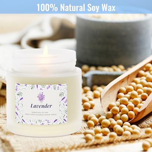 BlissfulOasis Scented Candles, Long-Lasting Candles for Home Scented, 5 Pack Candle Set, Candles for Women, Natural & Safe...