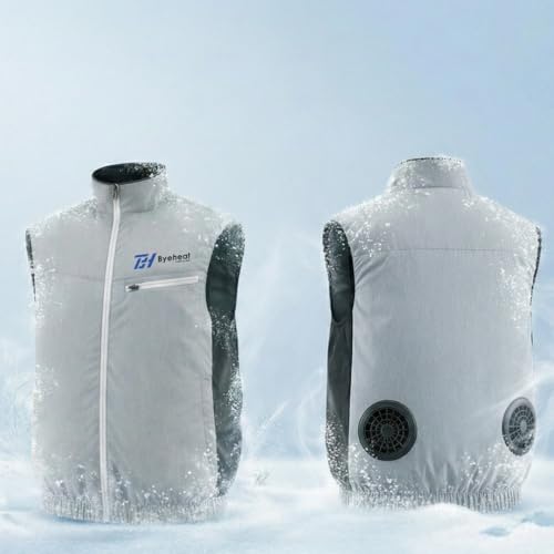 BYEHEAT - Cooling Vest with Dual Fans, All-Season Cooling Vest for Indoor & Outdoor Work, Warehouse Use
