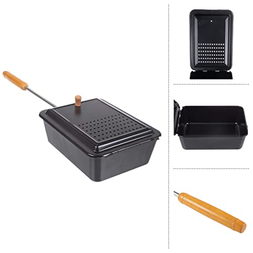 Campfire Popcorn Popper - Old Fashioned Popcorn Maker with Nonstick Finish and Extended Handle - Camping Gear and Campfire...