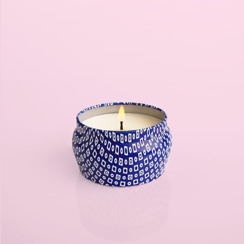 Capri Blue Volcano Scented Mini Tin Jar Candle - Luxury Candles for Home Scented with Tropical Fruit & Sugared Citrus - So...