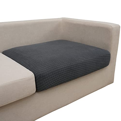 Eismodra Couch Cushion Covers Magic Stretch Sofa Slipcover for 3 Cushion Couch Dogs Pet L Shape 2 Seat Replacement Furnitu...