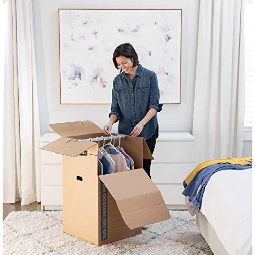 ‎Bankers Box Short Wardrobe Box 3 Pack, 20-in x 20-in x 34-in (7710902)