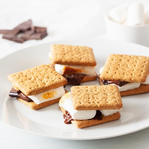 Nostalgia Tabletop Indoor Electric S'mores Maker - Smores Kit With Marshmallow Roasting Sticks and 4 Trays for Graham Crac...