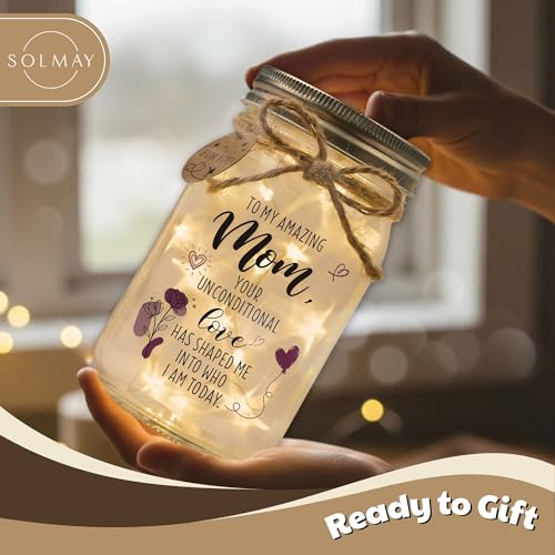 SOLMAY Mom Gifts from Daughter or Son – “To My Mom” Sentimental Keepsake, Birthday Gifts for Mom, Mothers Day Gift Ideas f...