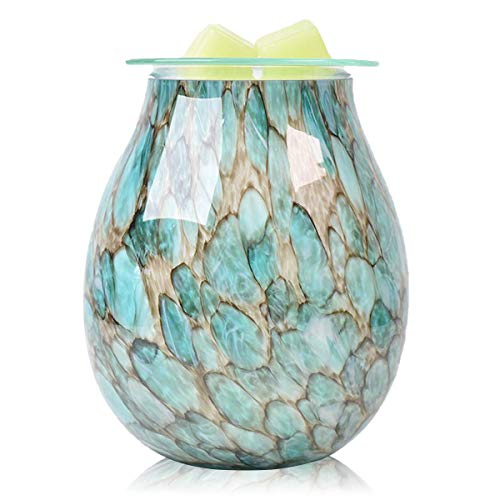 Electric Wax Melts Warmer Burner Essential Oil Warmer Wax Tart Burner Fragrance Night Light Aroma Decorative for Home Offi...