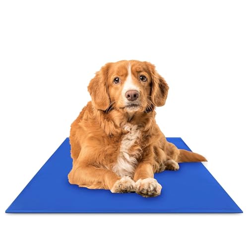 The Green Pet Shop Chillz Gel Mat, Medium - Pressure-Activated Cooling Pad for Pets 0-25 lbs - Non-Toxic, No Water or Refr...