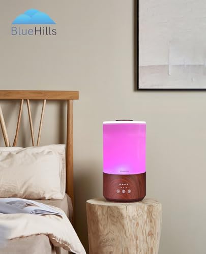 BlueHills Premium 4000 ml Tall Essential Oil Diffuser 4L 4 Liter 50 Hour Run with Remote Timer Aroma Humidifier 1 Gallon B...