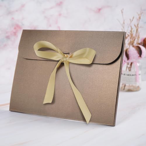 10PCS Gift Envelopes for Scarves, Birthday Cards - Paper Wrapping Bags Bulk Party Favor Cardboard Present Envelopes With R...