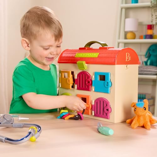 B. toys – Critter Clinic Vet Set – Pretend Play Animal Hospital Toy for Toddlers & Kids – 14 Pieces Pet Care Set with Tool...