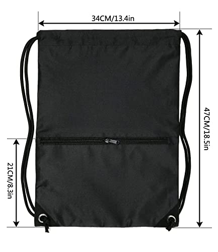 HOLYLUCK Drawstring Backpack Bag Sport Gym Sackpack