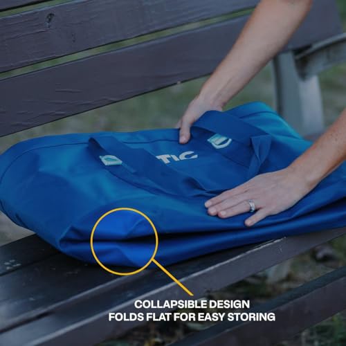 RTIC Everyday Insulated Tote Bag, Large Reusable Thermal Cooler with Zippered Top for Beach, Grocery, Shopping, 35 L Capacity