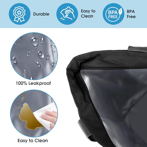 Insulated Cooler Bag, Reusable 30 Cans Insulated Bag, Soft Portable Grocery Bags for Shopping Food Travel Beach Camping