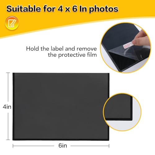 YixangDD 15 Pack Magnetic Picture Frame, 4 x 6 Inches Fridge Magnetic Photo Frames, Magnetic Photo Frames for Refrigerato...
