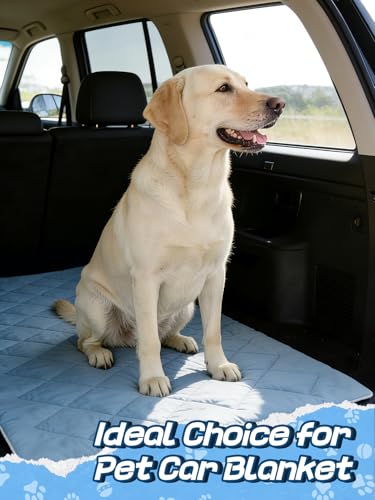 40x60in Large Cooling Blanket for Dogs - Machine Washable Soft Blanket with Q-MAX>0.4, Fits Medium Large Dogs, Summer Cool...
